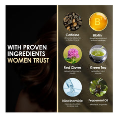 ThickTails shampoo on scalp care routine scene promoting balanced scalp
