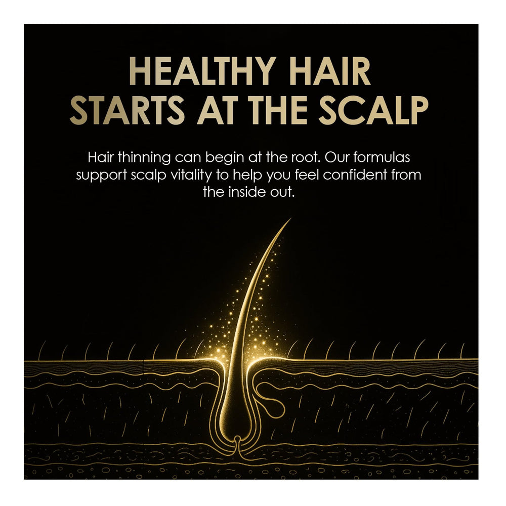 ThickTails hair texture close-up showing healthier length over time.