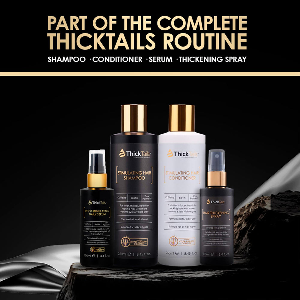 ThickTails packaging close-up reinforces clean lifestyle and sustainability.