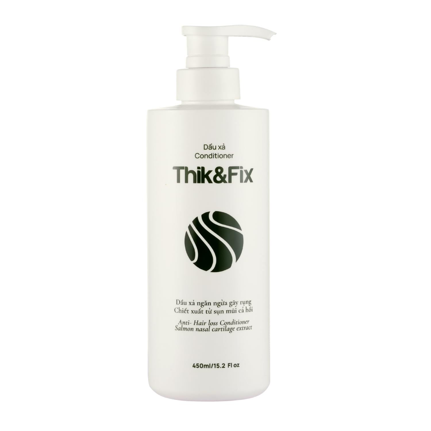 Thik&Fix hair thickening conditioner bottle boosts volume