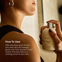 Third Layer Day Spray absorbs quickly without greasiness.