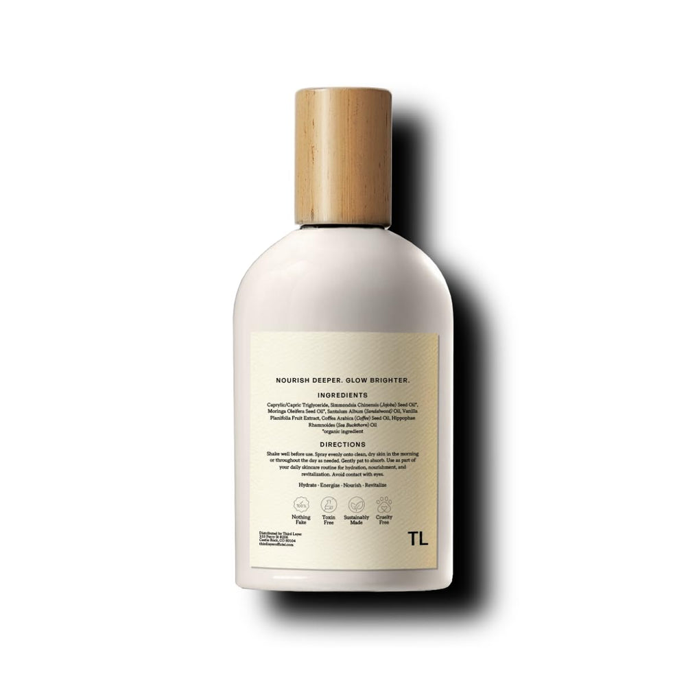 Third Layer Day Spray travel-friendly glass bottle design.