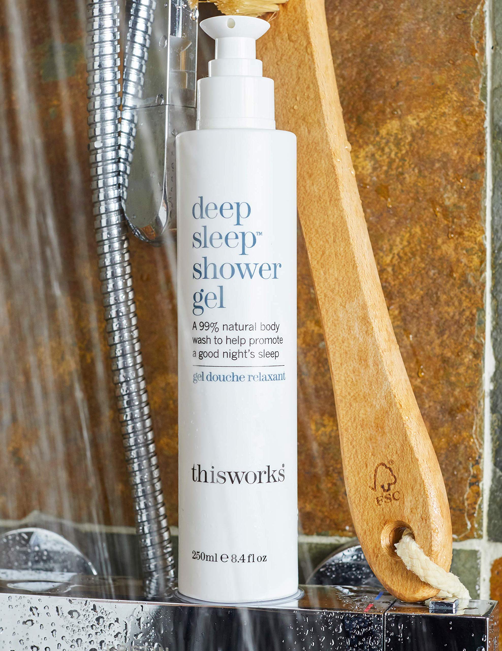 Coconut oil in THISWORKS Deep Sleep Shower Gel softens and protects skin