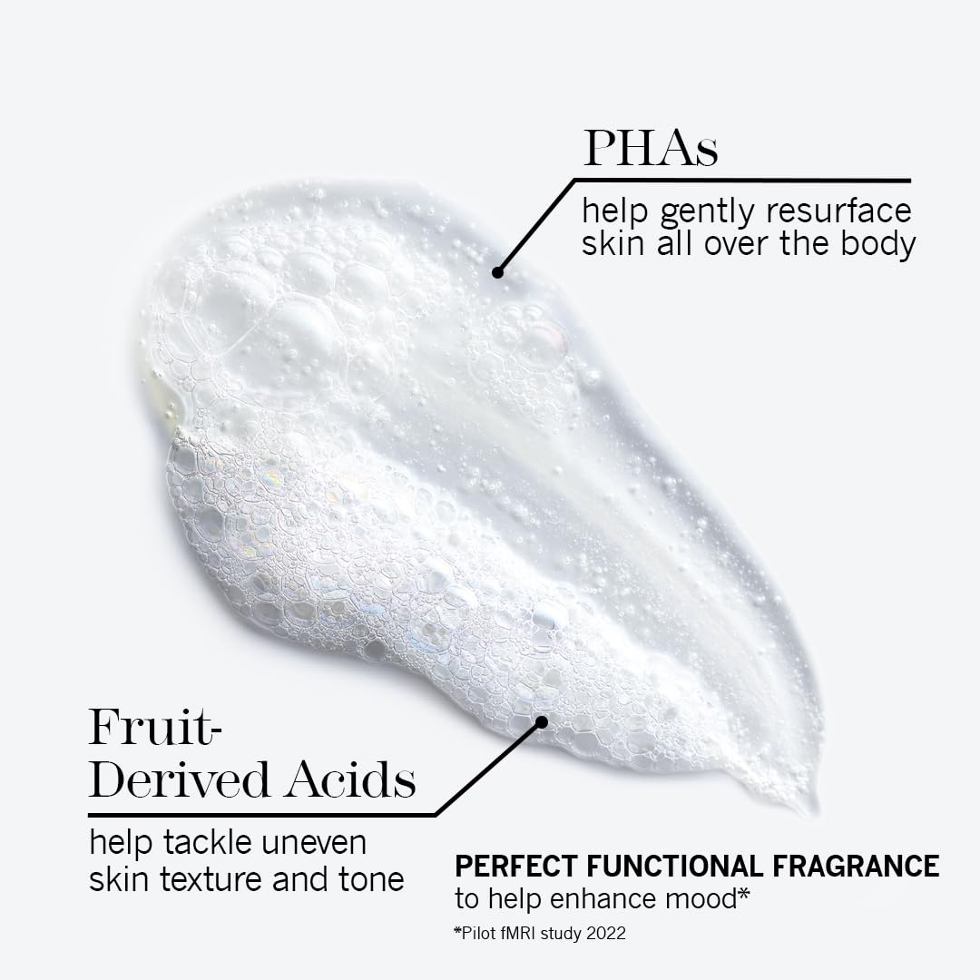THISWORKS wash lather delivers gentle exfoliation for smoother texture.