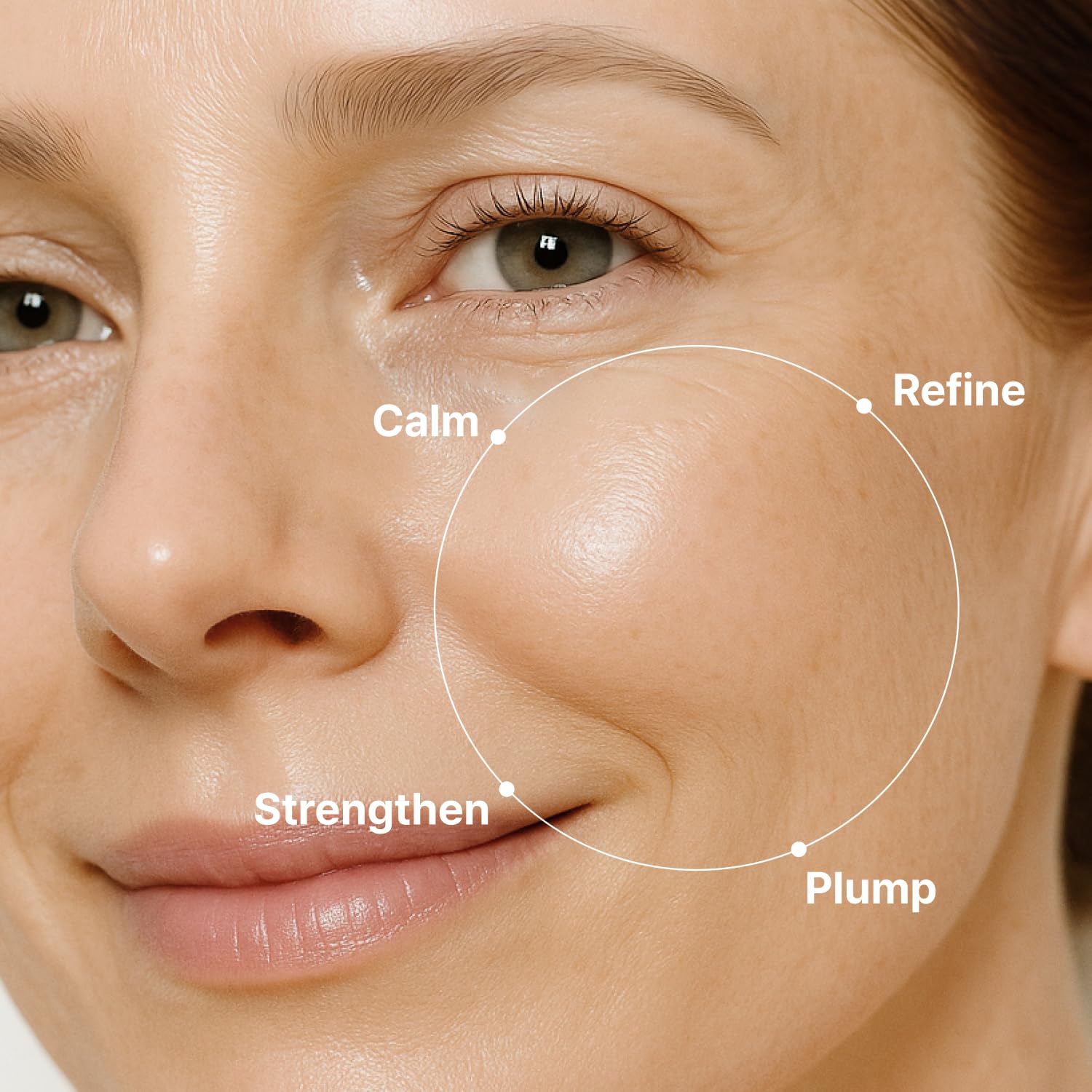 THOME G-Peel Kit layered-application closeup demonstrates the four-step ritual for smoother skin.