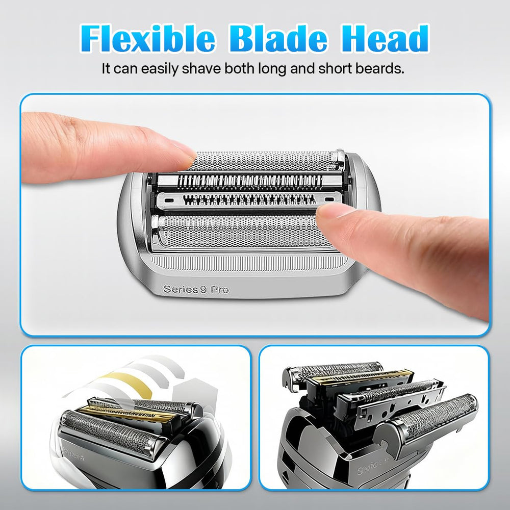 THORIFLY Series 9 94M replacement head close up blades durable build for lasting performance.