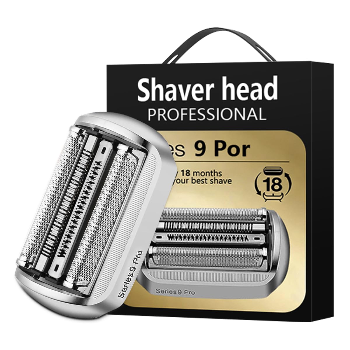 THORIFLY Series 9 94M replacement head front view enhances precision for a smoother shave.