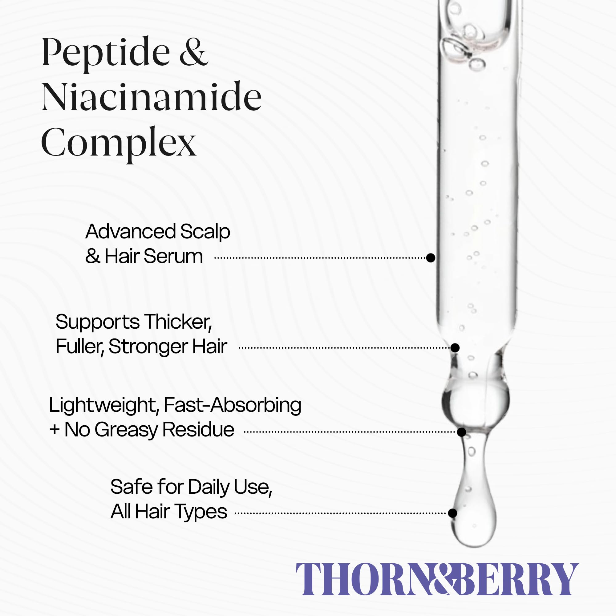 Thorn & Berry ingredients with rosemary and tea tree nourishes roots