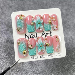 Threelegscat square nails with French tip deliver elegant style for weddings and special evenings.