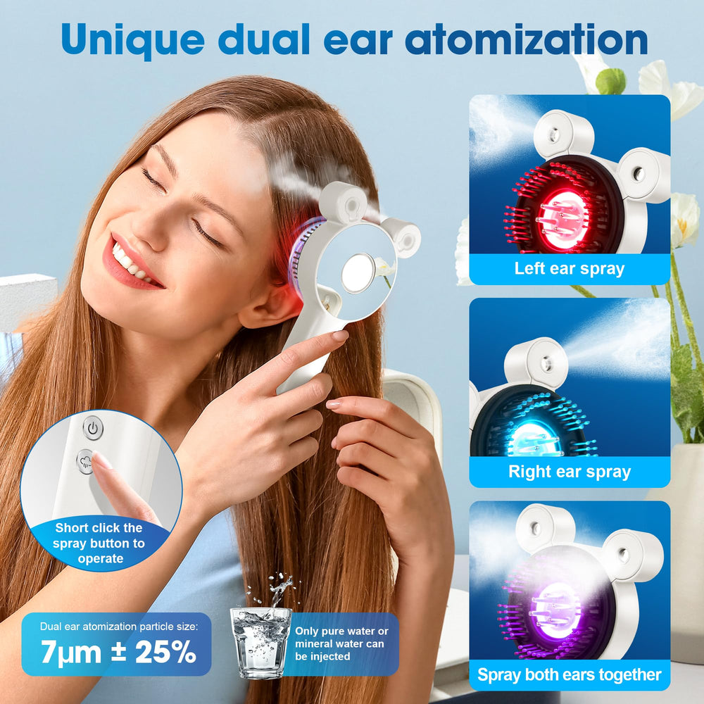 THSTPA Upgraded 4-in-1 Scalp Massager oil tank close-up for moisturization