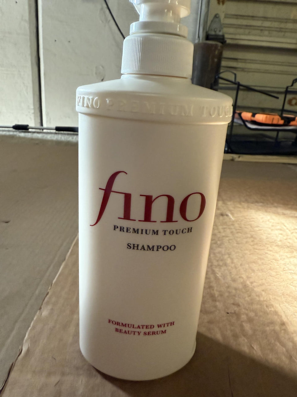 Creamy lather of JapanFino shampoo shown during wash.