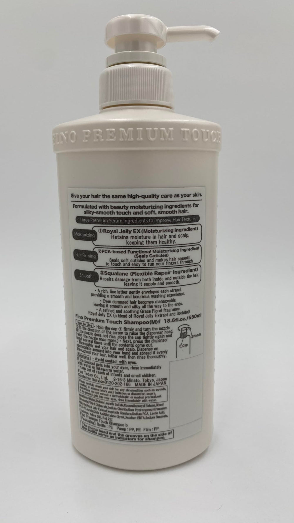Thunder Tech JapanFino PCA strengthening component helps hair fibers.