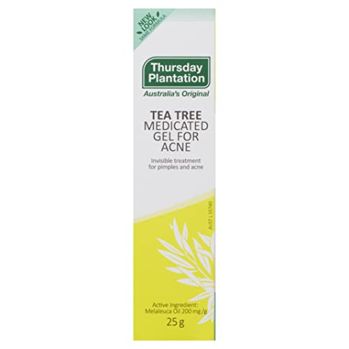 Applying Tea Tree Gel to a spot for quick, targeted blemish care