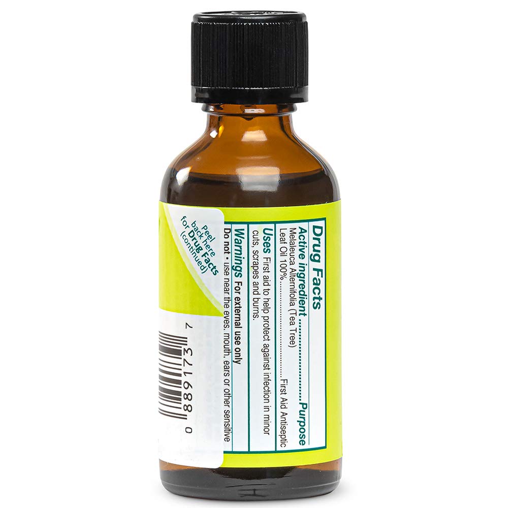Thursday Plantation Tea Tree Oil droplet for quick cleansing on minor skin areas.