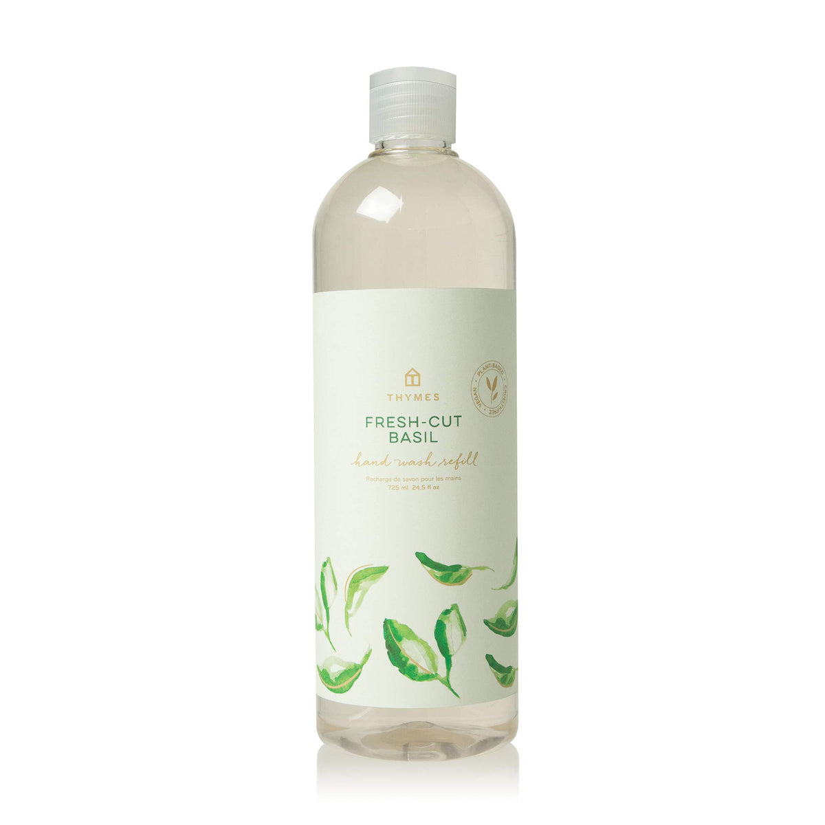 Thymes Hand Wash Refill bottle pour for quick, easy replenishment.