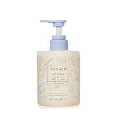 Thymes Nourishing Body Cleanser bottle with pump for easy daily use