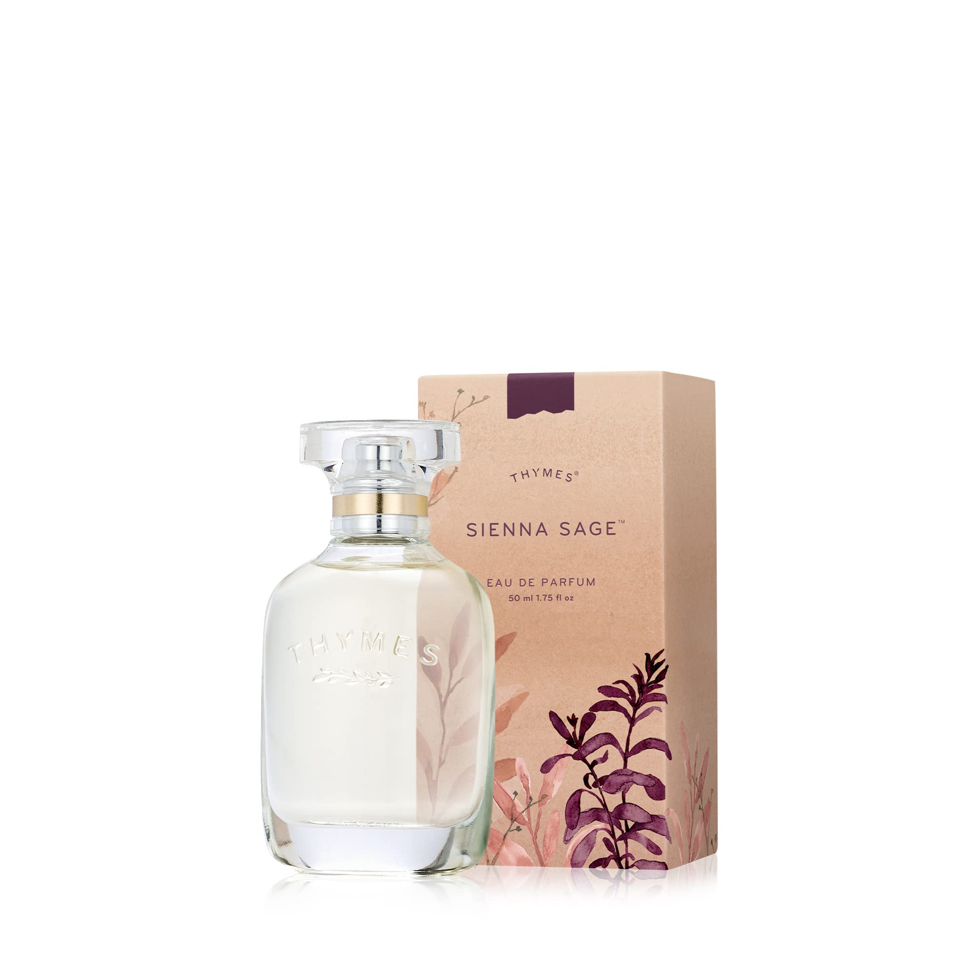 Thymes Sienna Sage bottle pour for easy spritz and lasting fragrance.