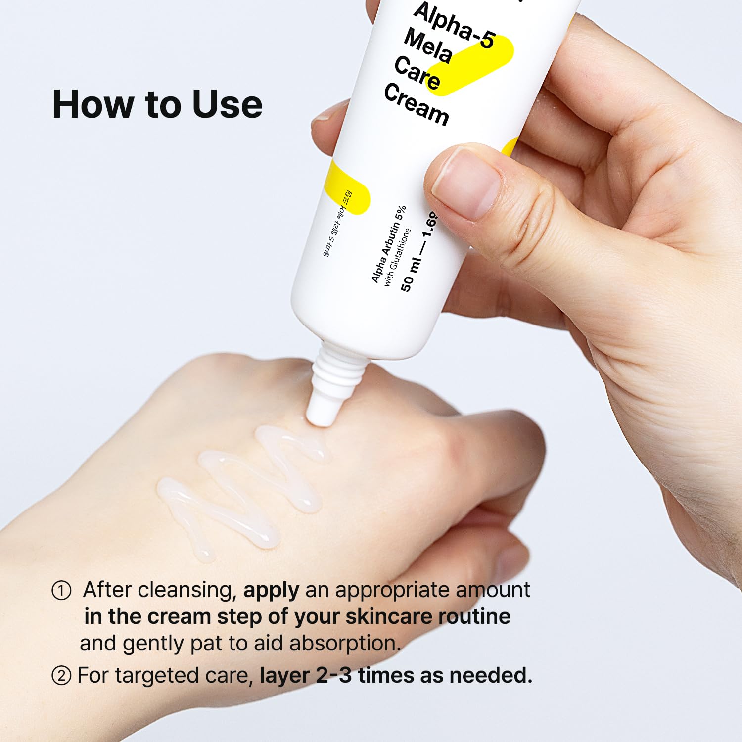 Niacinamide ingredient close-up on TIAM Alpha-5 Mela Care Cream