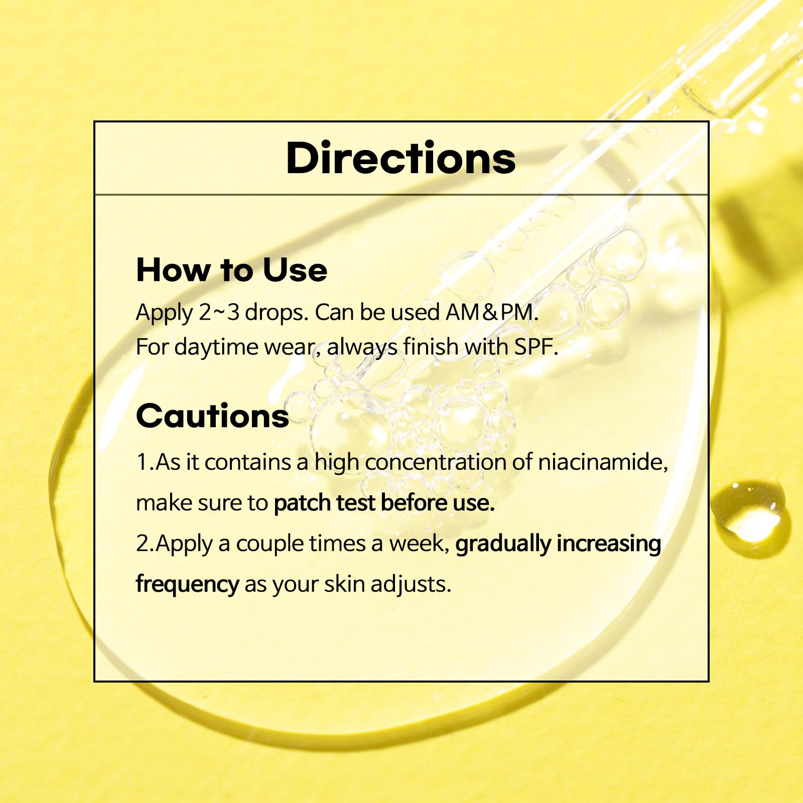 Hands applying TIAM serum to show rapid absorption and non greasy feel