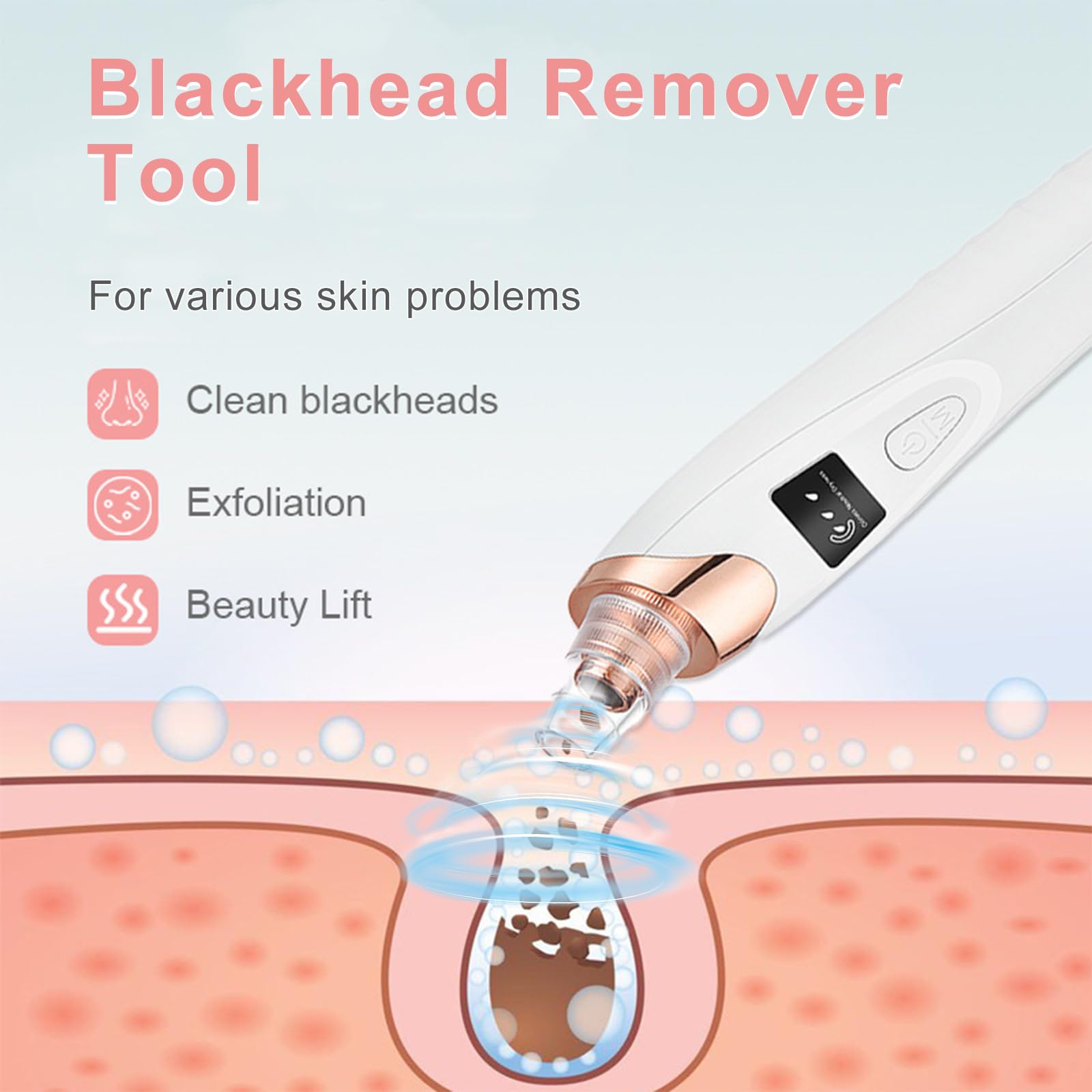 TIANMENSHAN 9-attachments kit covers comprehensive face and nose care
