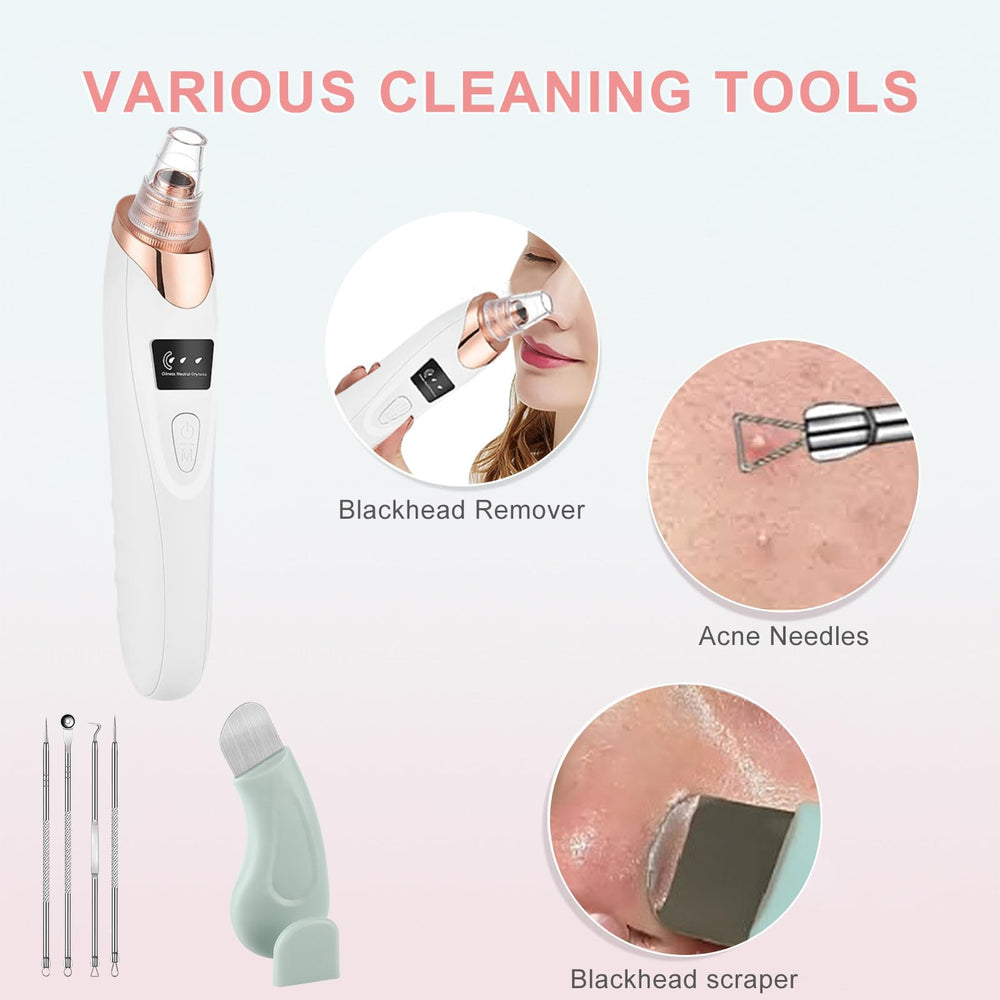 TIANMENSHAN blackhead remover with 3-level suction enables precise pore care