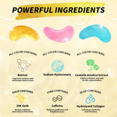 Tibobo under-eye patches retinol close-up application for firmer, brighter skin