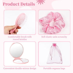 Tideme pink compact mirrors for quick touchups anywhere