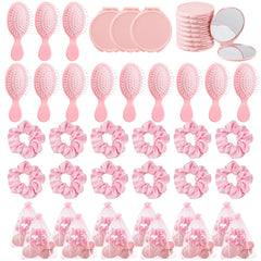 Tideme pink hairbrushes with ergonomic grip for quick styling