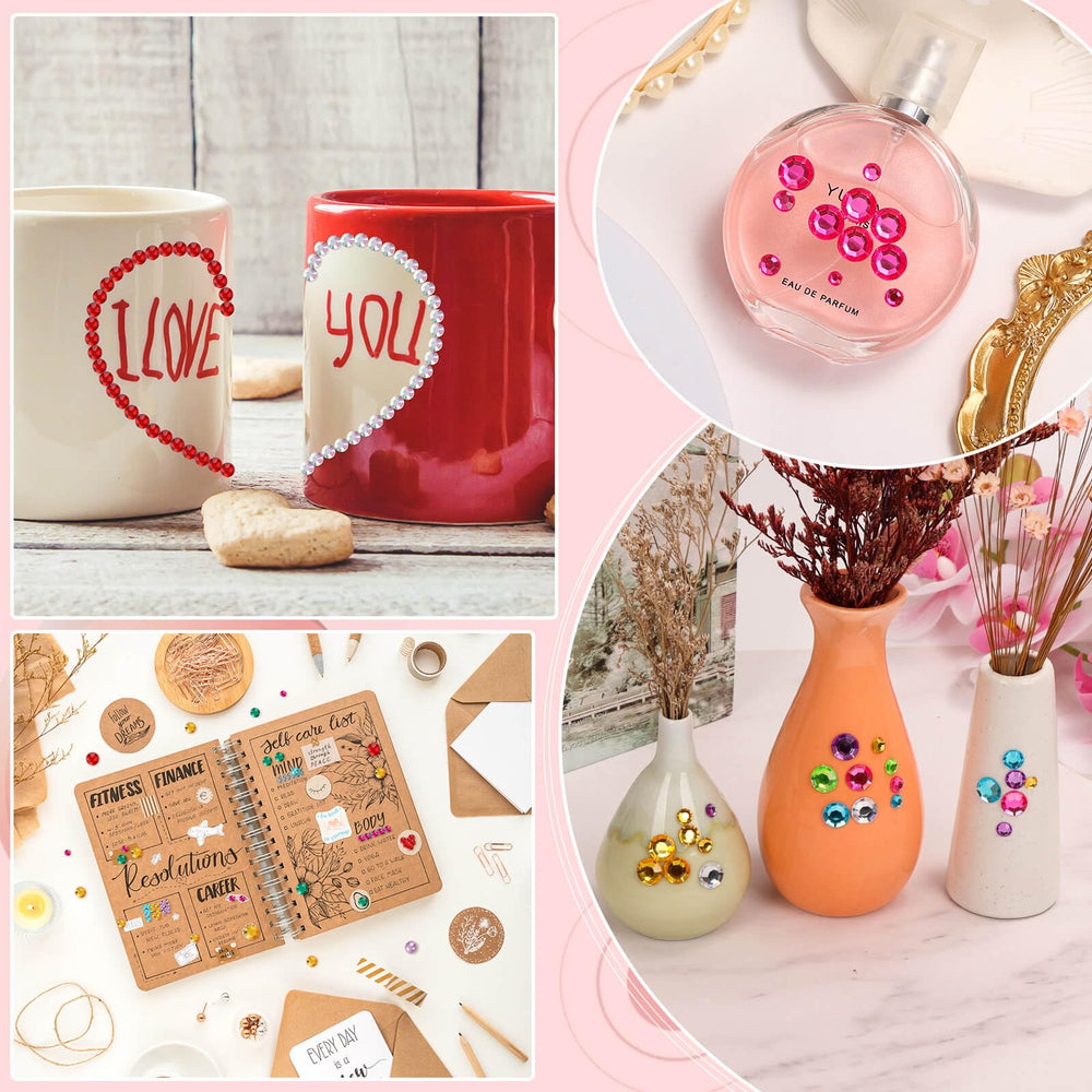 Tidponra rhinestones ideal for crafts, cards, and festive decorations.