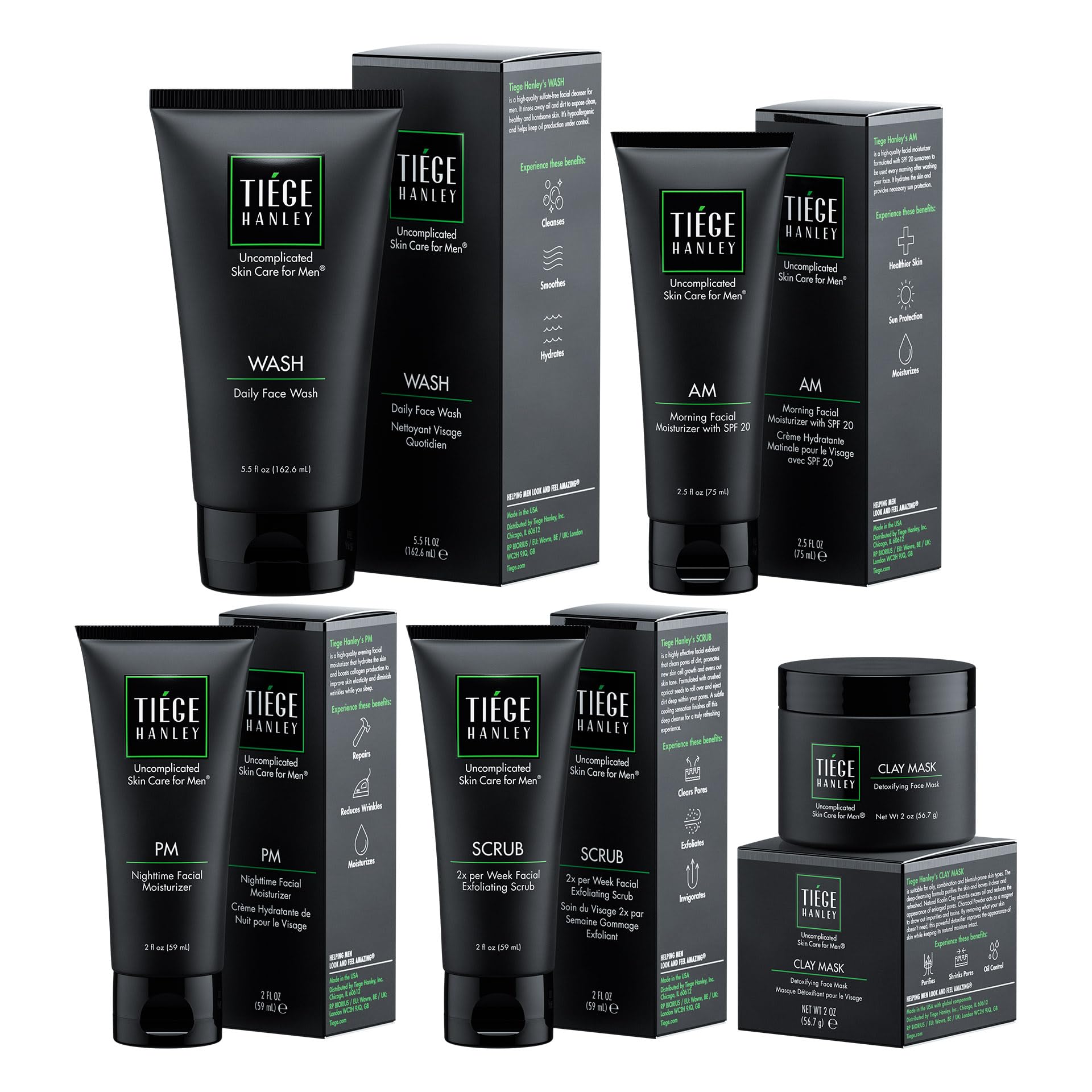 Tiege Hanley 90 Day Set Face Wash for balanced daily cleansing.