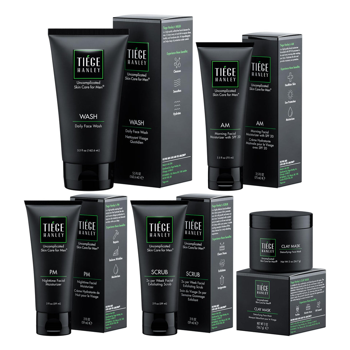 Tiege Hanley 90 Day Set Face Wash for balanced daily cleansing.