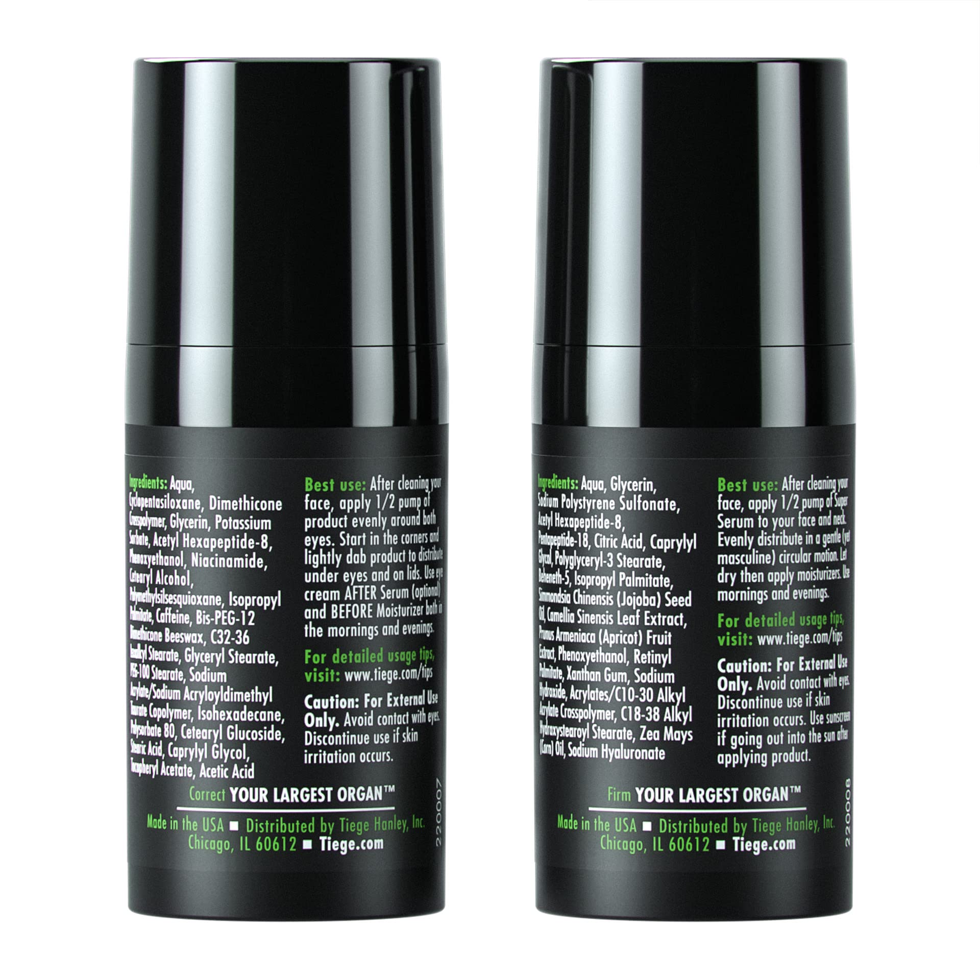 Tiege Hanley Super Serum facial firming with peptides