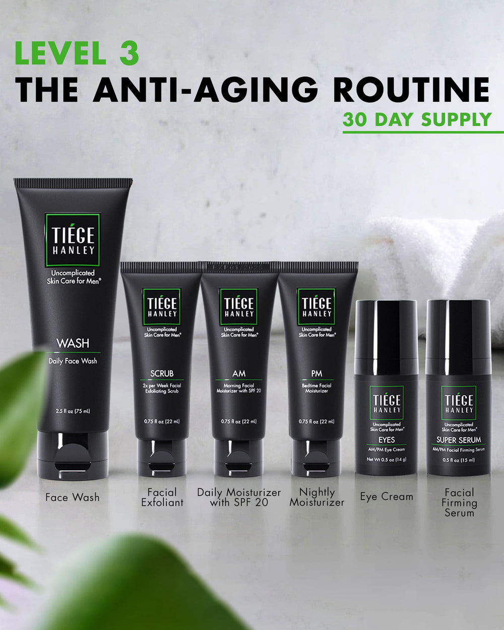 Tiege Hanley Exfoliating Scrub image - buffs texture for smoother, even tone.