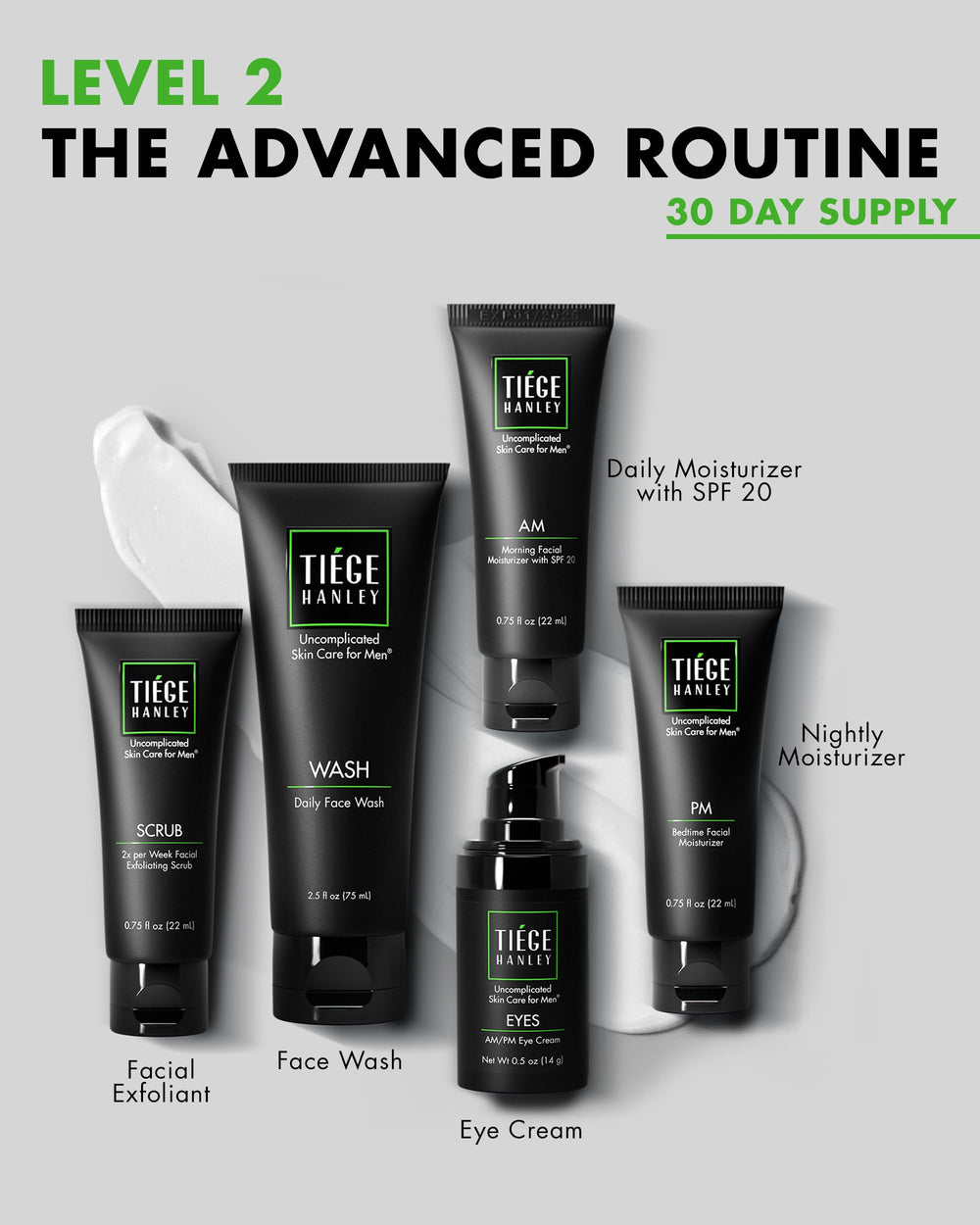 Tiege Hanley Exfoliating Scrub smooths texture and removes buildup gently