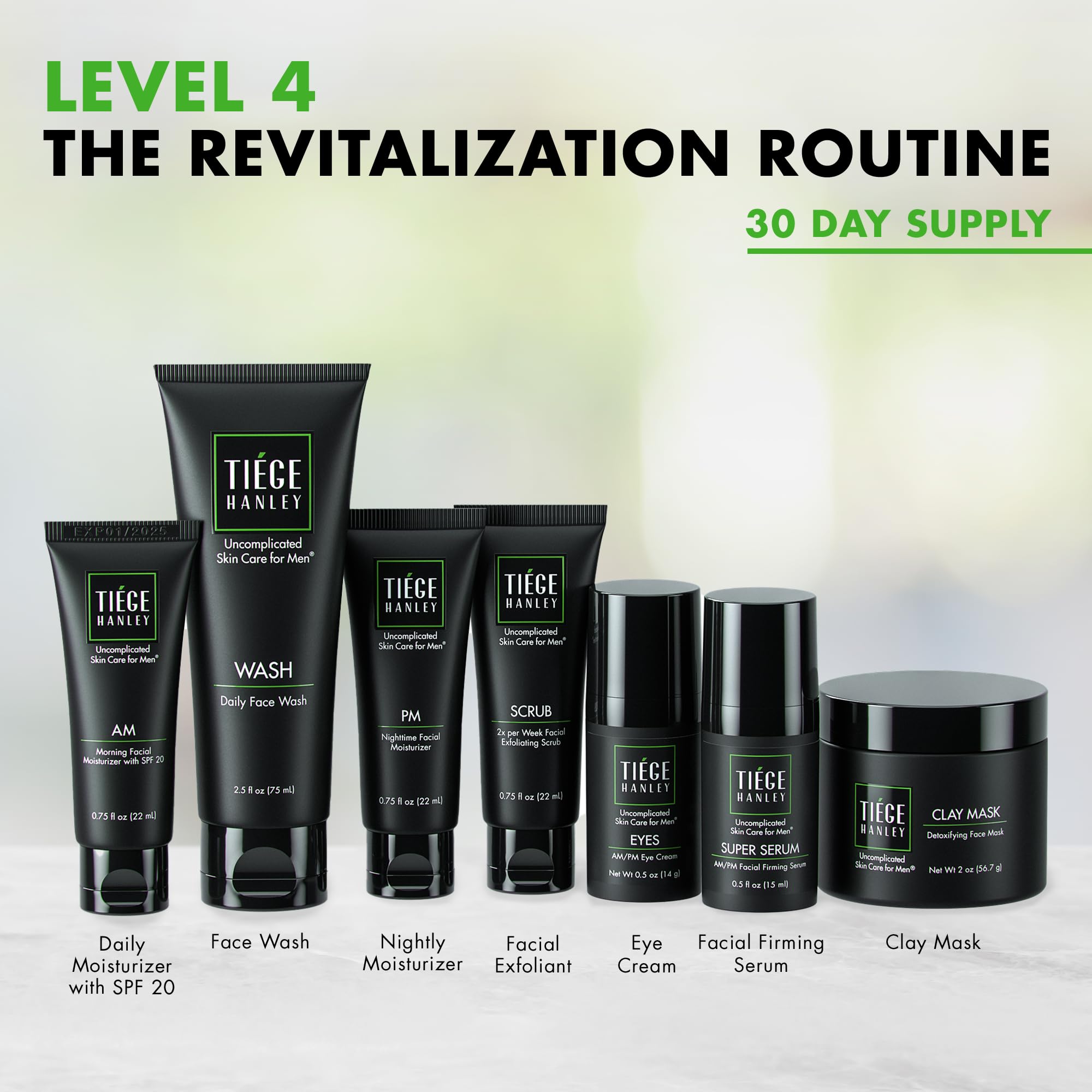 Tiege Hanley Exfoliating Scrub image for smoother texture and even tone