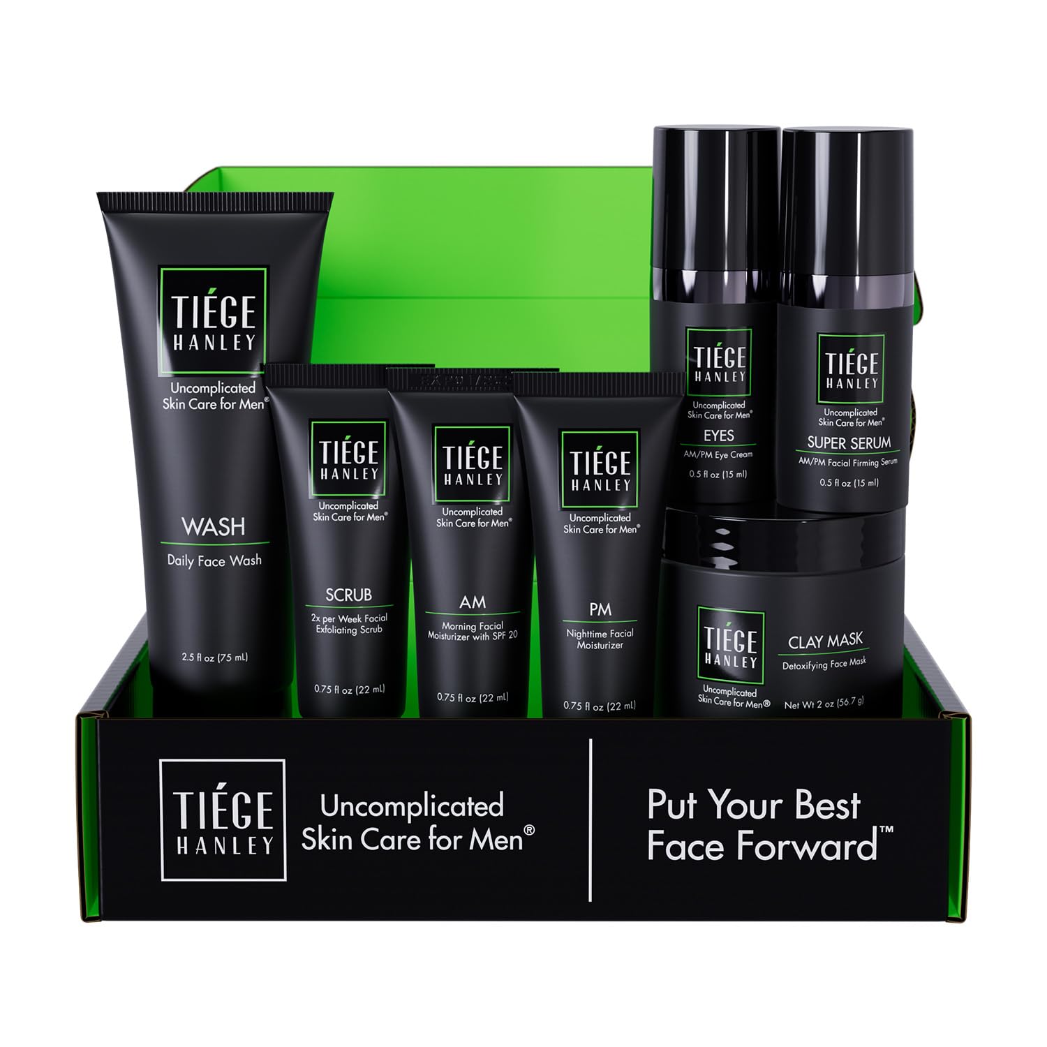 Tiege Hanley Face Wash image promoting clean, refreshed skin