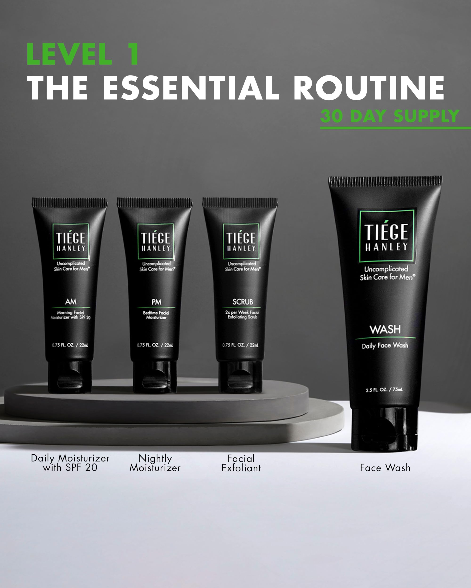 Tiege Hanley AM Moisturizer with SPF 20 hydrates and protects during daylight