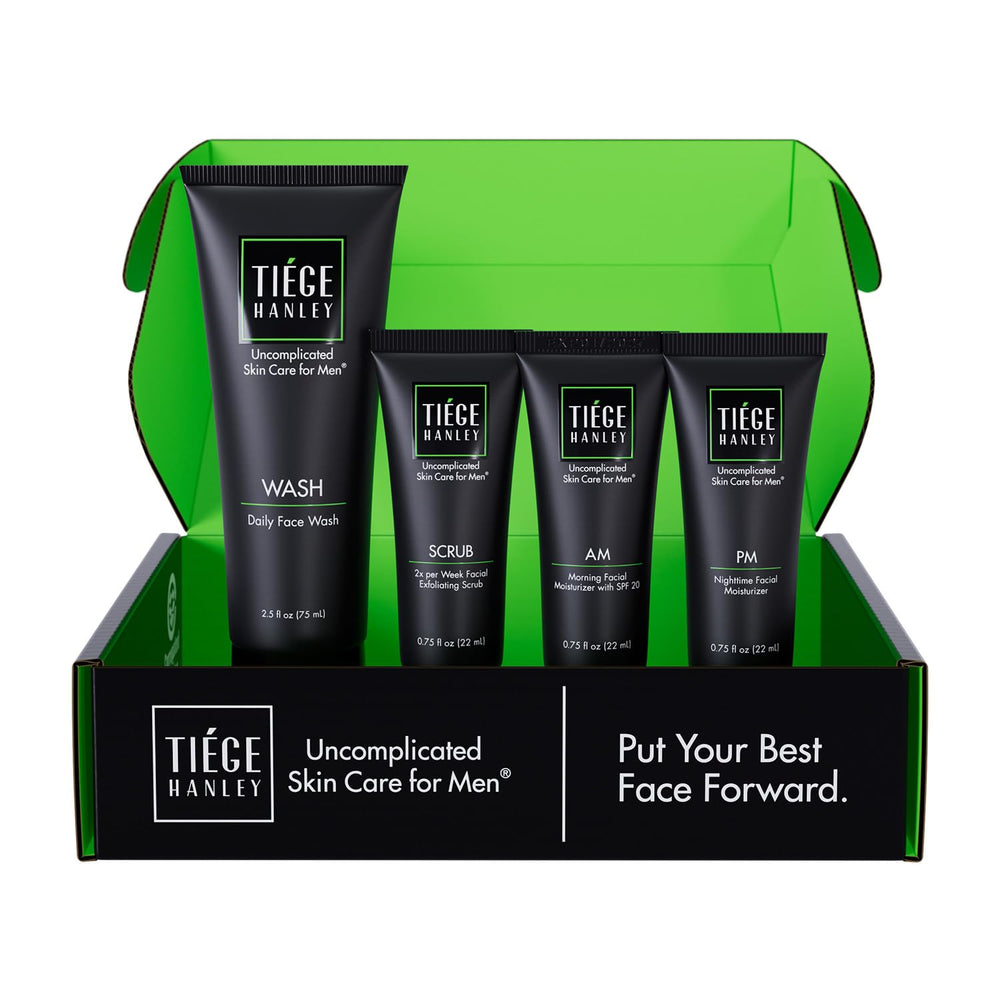 Tiege Hanley Daily Face Wash cleanses and hydrates for a balanced start to the day