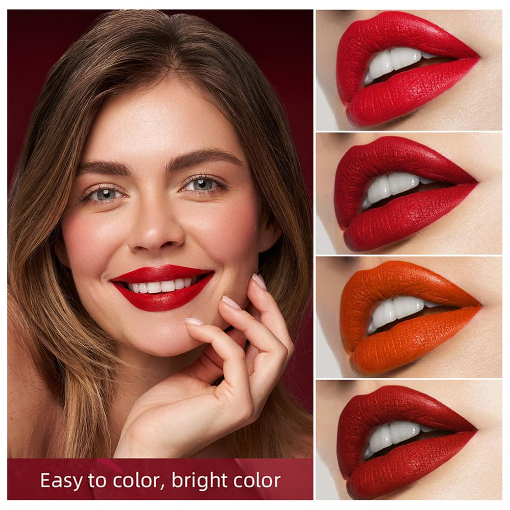 Tiejdhr four-color lip set offers versatile shades for different moods.
