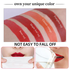 Tiejdhr long-wear waterproof lipstick helps color stay present through daily activities.