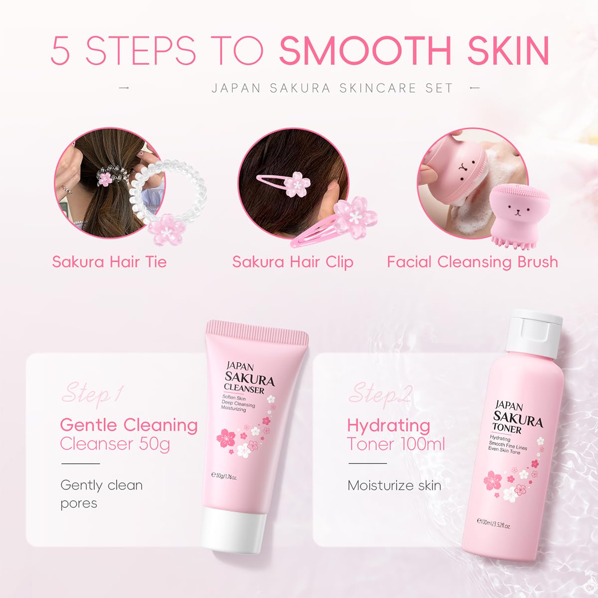 Tiejdhr Sakura Eye Cream 15g nourishes the delicate eye area.