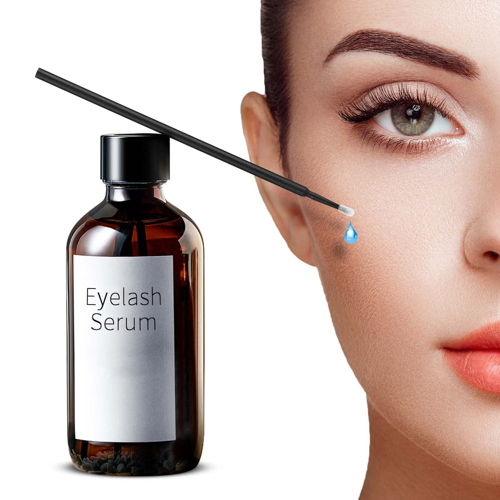 Tifanso lash brush applicators with black head for precise application.