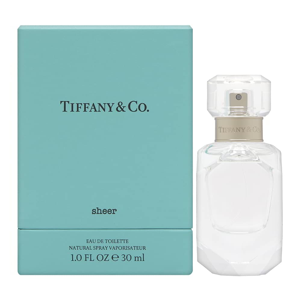 Tiffany Sheer by Tiffany & Co. bottle close-up, a fresh, airy fragrance for everyday occasions.