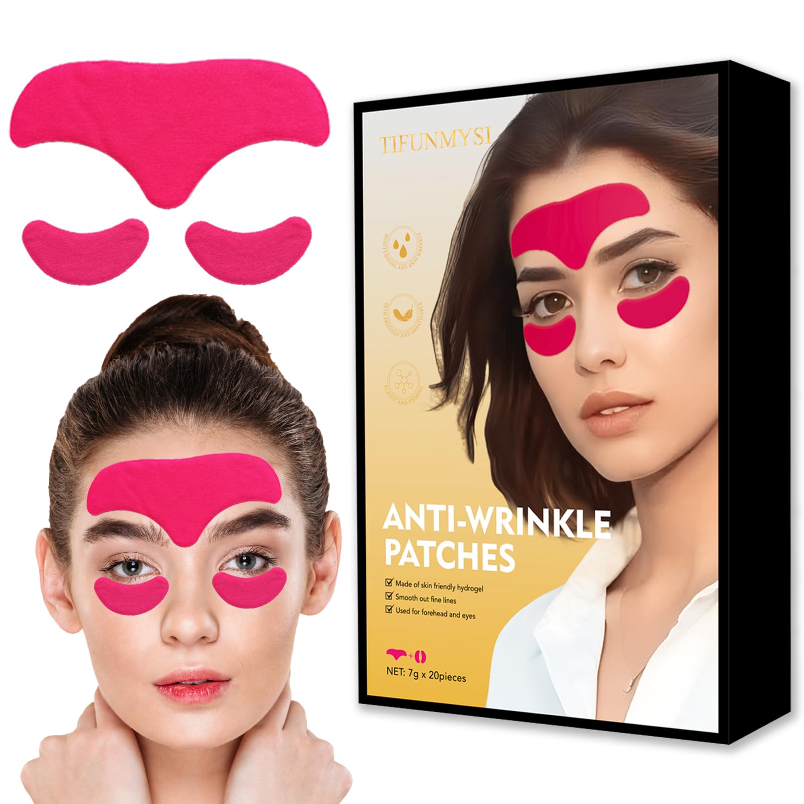 TIFUNMYSI forehead patch smoothing fine lines overnight