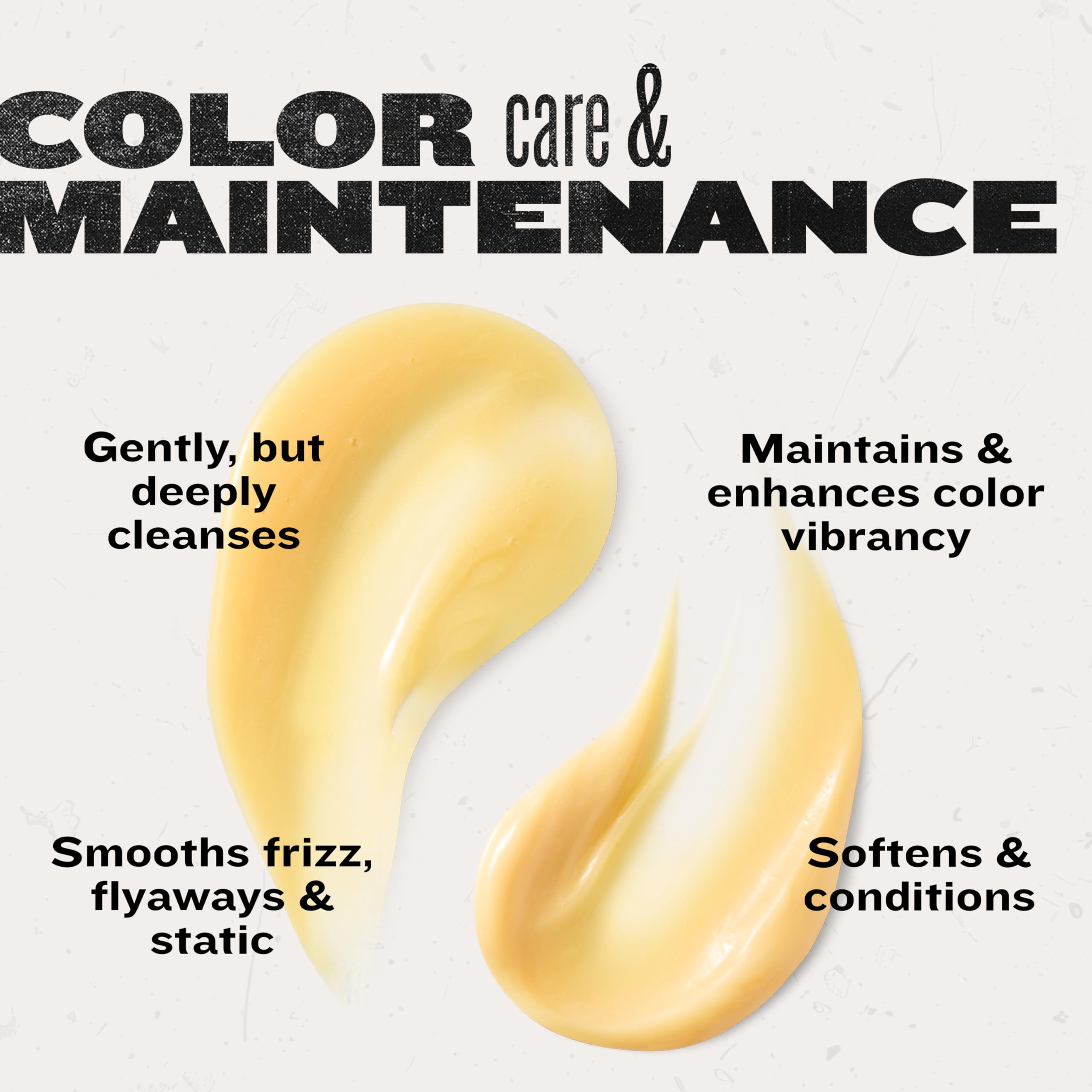 Close-up shows antioxidant-rich formula protecting color in TIGI Colour Goddess.