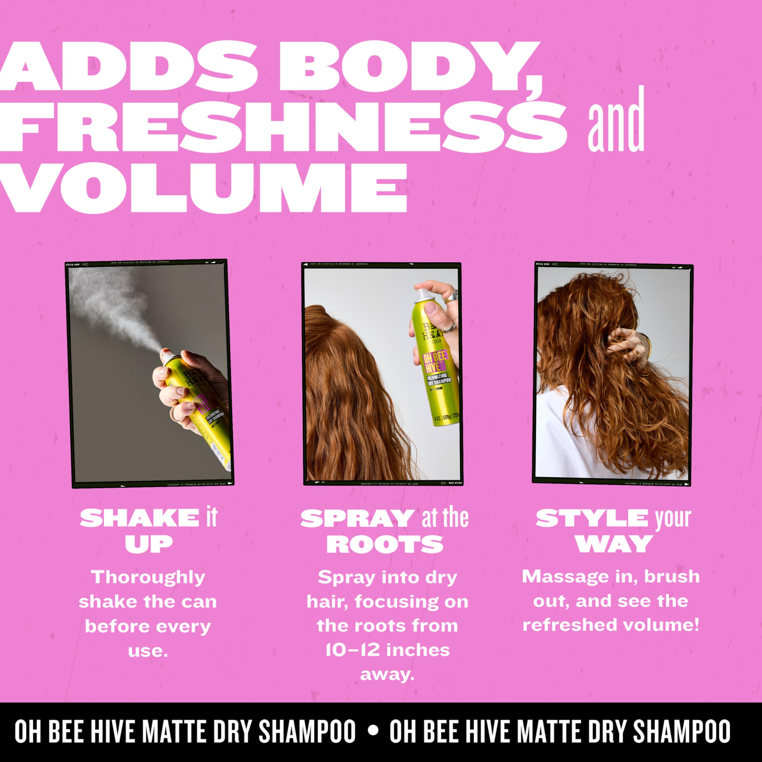 Oh Bee Hive delivers matte finish with no white residue.