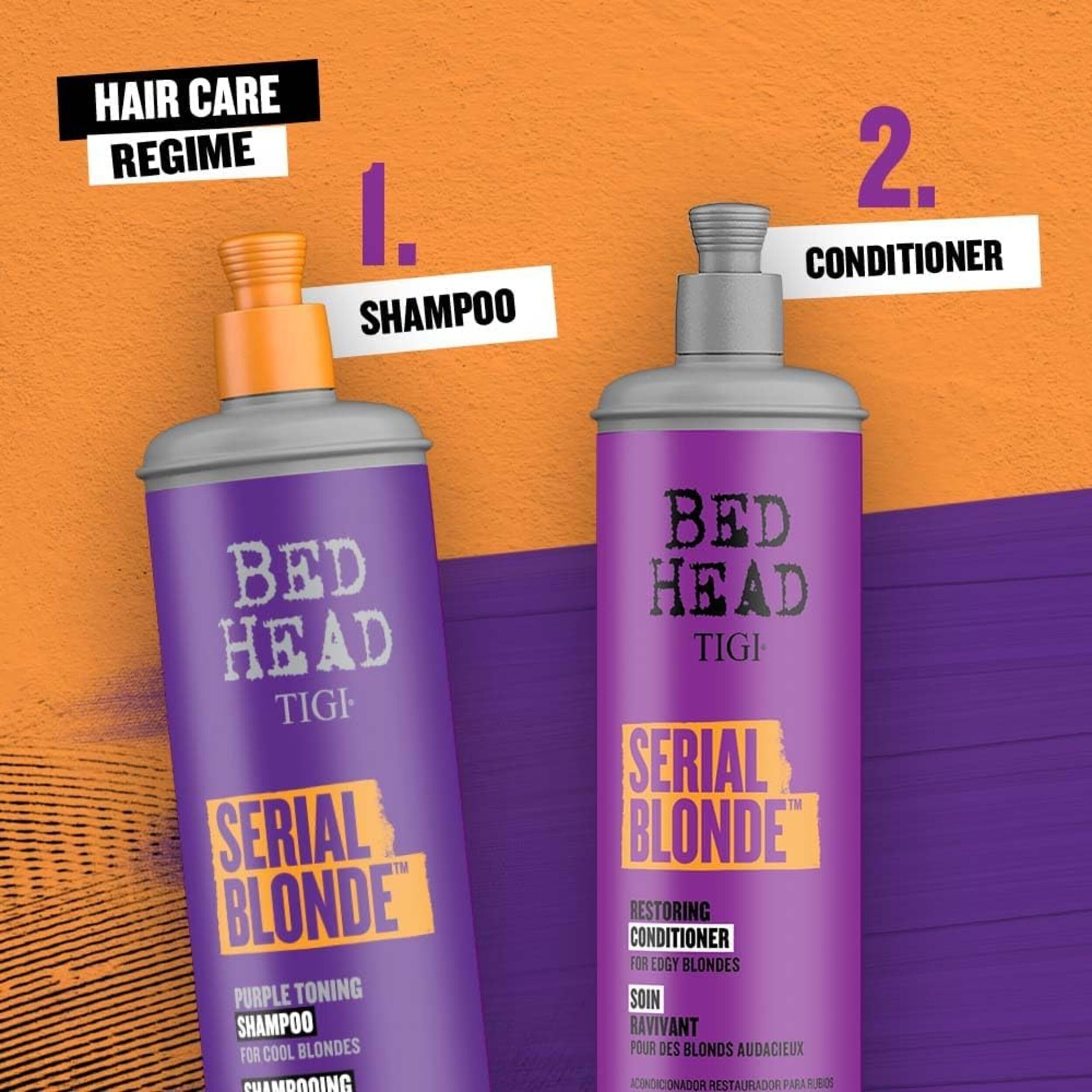Purple-toned label hints at color-correcting purpose
