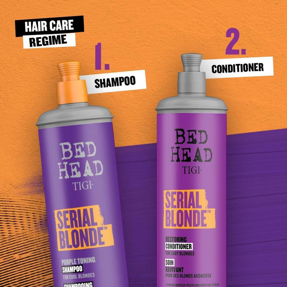 Purple-toned label hints at color-correcting purpose