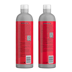 TIGI Bed Head Resurrection shampoo label close-up highlighting repair ingredients