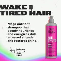 TIGI Bed Head Self Absorbed shampoo lather close-up for refreshing cleanse